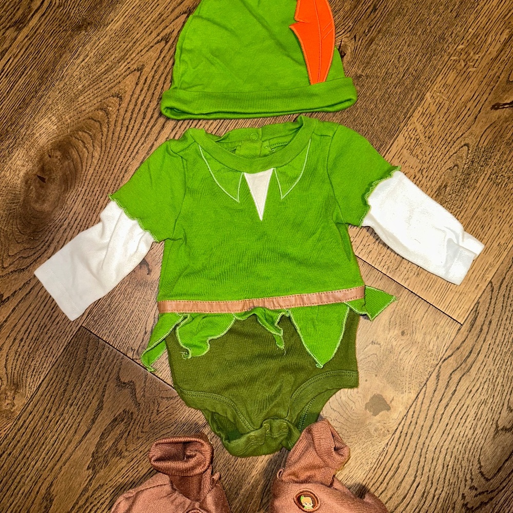 Disney Peter Pan Baby Costume 6-9 months
